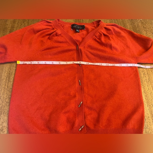 Robert Rodriguez Cashmere Cardigan Sweater- Red- Size M - Picture 10 of 14